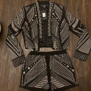 Blazer and shorts set
